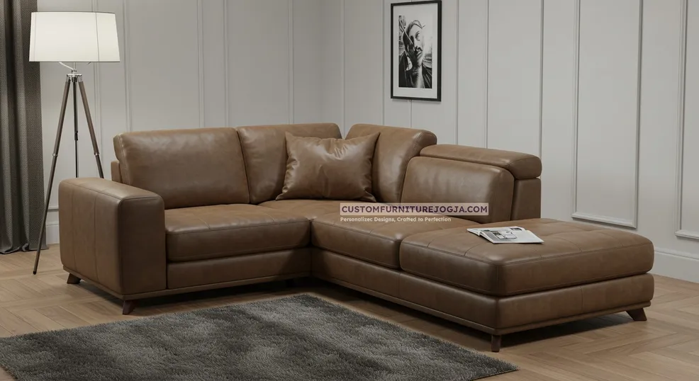 Jasa Pembuatan L Shape Sofa Jogja